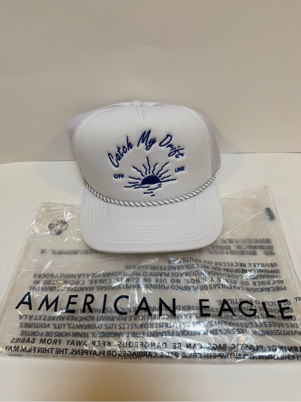 American Eagle Offline Cap ‘Catch My Drift’ NWT